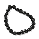 Natürlichen Obsidian Perlen Stränge&nbsp;G-C286-A02-4