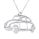 201 Stainless Steel Car Pendant Necklace with Cable Chains for Men Women NJEW-T009-JN105-1-45-A-3