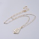 Epoxy Resin Dangle Earring & Pendant Necklace Jewelry Sets SJEW-JS01034-04-2