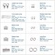 Kits accessoires de bijoux FIND-PH0005-01S-2