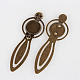 Antique Bronze Iron Bookmark Cabochon Settings X-PALLOY-N0084-09AB-NF-2