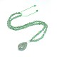Natural Green Aventurine Pendant Necklaces NJEW-P241-C06-1