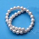 Fili di perle di perle d'acqua dolce coltivate naturali PEAR-E007-11-12mm-A-01-2