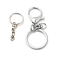 Alloy Keychain Ring Clasps PALLOY-P286-01-2