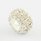 Silver Color Plated Alloy Rhinestone Beads ALRI-R050-20-2