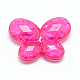 Transparent Crackle Acrylic Beads CACR-S007-02C-2