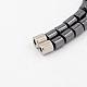 Fashionable Magnetic Synthetic Hematite Necklaces BJEW-K006-14-4