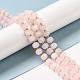 Chapelets de perles en quartz rose naturel G-P508-A18-01-2
