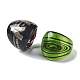 Смешанный Lampwork ручной широкий группа кольца RJEW-X0005-B-4