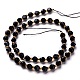 Natural Black Onyx Beads Strand G-M367-41A-2