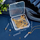 Sunnyclue 1 Box 64 Stück Glasflaschen-Halskettenherstellungs-Set DIY-SC0020-70-6