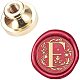 CRASPIRE Wax Seal Stamp Head Letter F Removable Sealing Brass Stamp Head for Creative Gift Envelopes Invitations Cards Decoration AJEW-WH0099-650-1