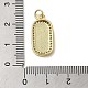 Латунные микро проложить кубического циркония подвески KK-Q808-40G-3