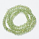 Electroplate Transparent Glass Beads Strands EGLA-A034-T2mm-H02-2