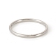 201 acero inoxidable anillos de banda lisos RJEW-G107-1.5mm-6-P-2