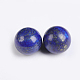 Dyed Natural Lapis Lazuli Round Beads G-I170-16mm-20-1