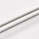 Halsketten mit viereckiger Schlangenkette aus Messing MAK-T006-10A-B-3