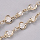 Chaînes de perles de verre faites à la main de 3.28 pied X-CHC-G008-01LG-2
