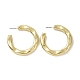 Textured Brass Stud Earrings EJEW-I250-02A-4