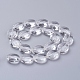 Chapelets de perles en verre GLAA-S003-20x11mm-14-2