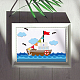 GLOBLELAND Sailboats Cutting Dies Metal Ocean Theme Embossing Stencils Die Cuts for Paper Card Making Decoration DIY Scrapbooking Album Craft Decor DIY-WH0263-0261-4