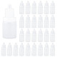 プラスチックスクイーズボトル  キャップ付き  目薬用詰め替えボトル  ホワイトスモーク  1.9x4.75cm  容量：5ml（0.17fl.oz） AJEW-WH0314-277A-1