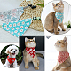 CHGCRAFT 3 PCS Oval Dog Bandanas Sewing Templates Acrylic Quilting Templates Creative Quilting Cutting Template DIY Craft Sewing Rulers for Small Medium Large Dogs Cats DIY-WH0034-84A-7
