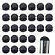 CRASPIRE 30Pcs 0.93in/2.35cm Round Plastic Plug Black Tubing Hardware Plugs Chair Leg Tube Inserts End Caps Anti-Scratch Covers Protector Glide Protection for Furniture Foot Metal Tables AJEW-WH0258-829-1