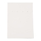 Tarjetas de exhibición de aretes de papel rectangulares CDIS-C005-05-2
