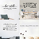 PVC Quotes Wall Sticker DIY-WH0200-069-6