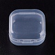 Прозрачные пластиковые бусины X-CON-WH0021-04-1