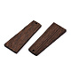 Colgantes de madera de wengué natural WOOD-T023-72-3
