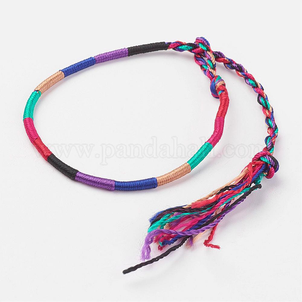 Wholesale Braided Silk Thread Bracelets