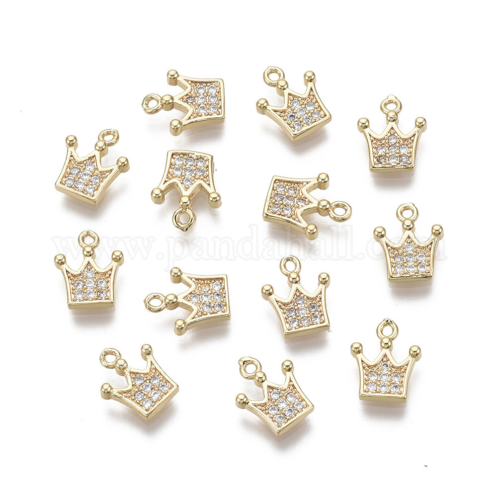 SUPERFINDINGS 6 Set 6 Fermagli Pieghevoli In Ottone Stile Zirconi