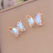 Модные женские серьги-бабочки с градиентом YE8672-5