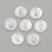 Подвески из пресноводных оболочек SHEL-Q010-007P