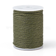Круглый вощеный полиэфирный шнур YC-G006-01-1.0mm-37