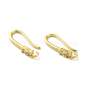 Латунные крючки для серьги из чистого циркония ZIRC-R112-10G