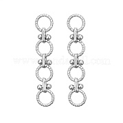 Серьги-гвоздики из нержавеющей стали 304 LU8104-2