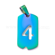 Ионное покрытие (ip) подвески из нержавеющей стали 304 STAS-H144-02MC-4