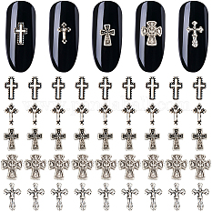 100 St&uuml;ck Cabochons aus Zinklegierung in 5 Stilen MRMJ-CP0001-20