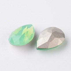 Facettierte Tropfen k9 Glas Strass Cabochons&nbsp;X-RGLA-I001-10x7mm-032