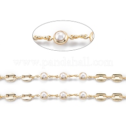 Chaîne de perles en laiton à la main&nbsp;CHC-M021-30LG-B