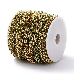 Catena di marciapiede smaltata in ottone dorato&nbsp;CHC-H103-07D-G