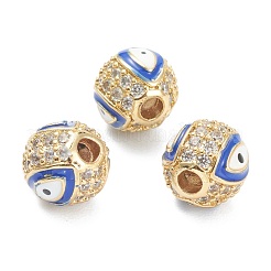 Perline zirconi micro pave  in ottone&nbsp;ZIRC-A019-16G-A02