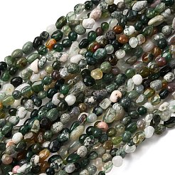Natur Indien Achat Perlen Stränge&nbsp;G-I389-A06