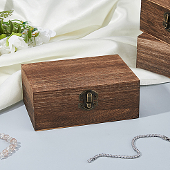 6 Stück Schmuckverpackungsboxen aus Holz&nbsp;CON-FH0001-59