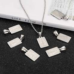Pendenti in acciaio inossidabile 304 anti-ossidazione&nbsp;LS-STAS-M245-22P
