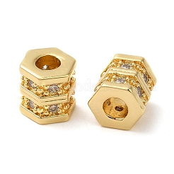 Perles de zircone cubique de placage de rack en laiton&nbsp;KK-Z033-27G