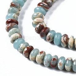 Fili di perline sintetici aqua jasper&nbsp;G-S366-102B